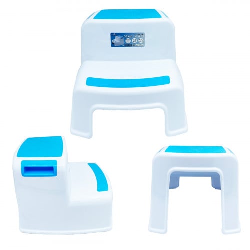 مسند قدم لاستخدام المرحاض للأطفال من درجتين