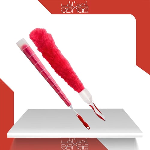 منفضة غبار مع غطاء بلاستيكي