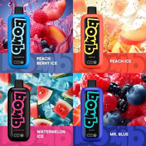 BOMB سحبة سيجارة بومب 14000 شفطة عدة نكهات استخدام...