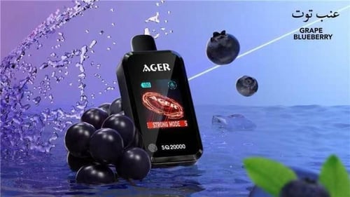 AGER سحبة سيجارة اجير 20000 شفطة عدة نكهات استخدام...