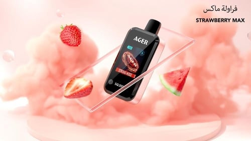 AGER سحبة سيجارة اجير 20000 شفطة عدة نكهات استخدام...