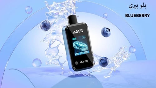 AGER سحبة سيجارة اجير 20000 شفطة عدة نكهات استخدام...