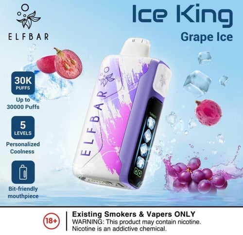 الف بار ايس كينق 30000 - Elfbar Ice King 50mg