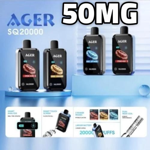 AGER سحبة سيجارة اجير 20000 شفطة عدة نكهات استخدام...