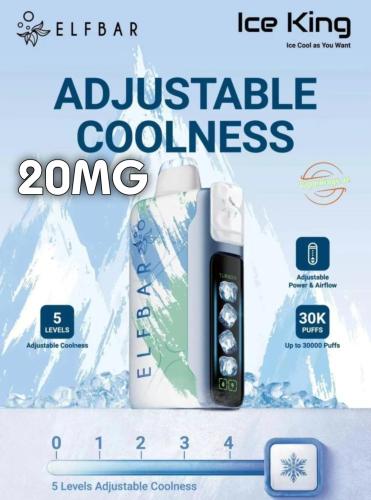 الف بار ايس كينق 30000 - Elfbar Ice King 20MG