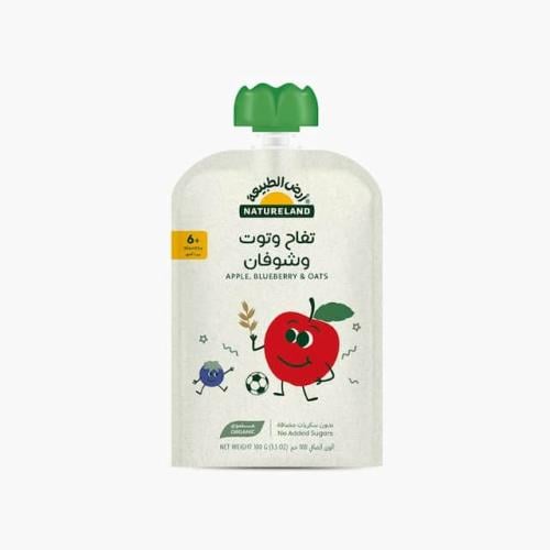 مهروس التفاح والتوت بالشوفان عضوي 100جم