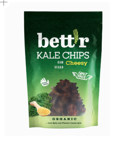 رقائق الكرنب العضوية بنكهة الجبن