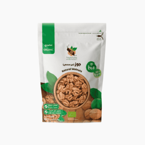 جوز عضوي غير محمص200جم