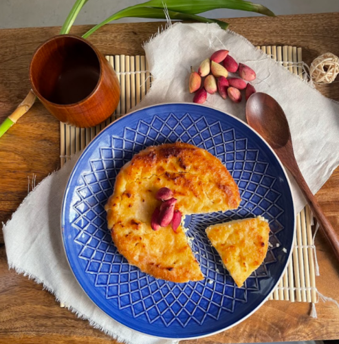 بسبوسة بالقشطة كيتو