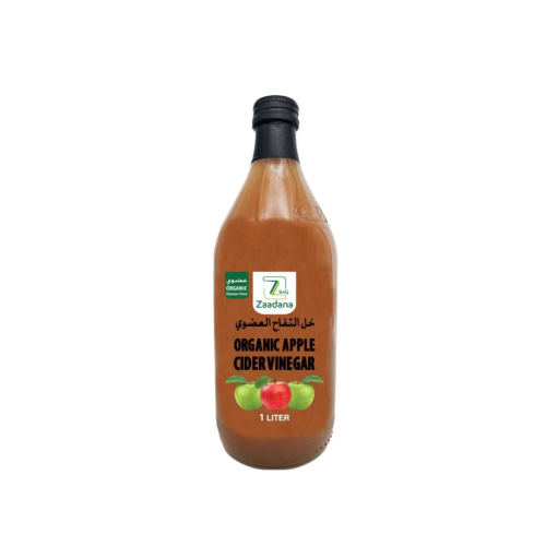 خل التفاح العضوي 1لتر زادنا