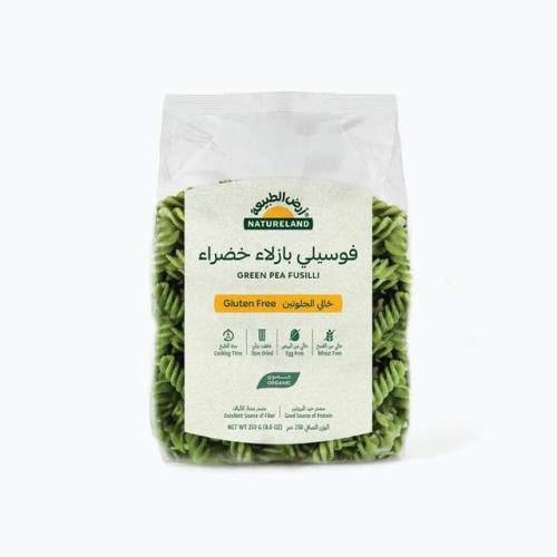 مكرونة فوسيلي بازلاء خضراء خالي الجلوتين 250جم