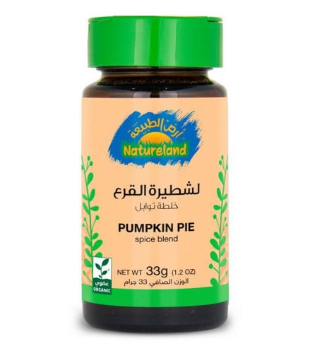 خلطة بهارات شطيرة القرع 33 جم عضوي - ارض الطبيعة