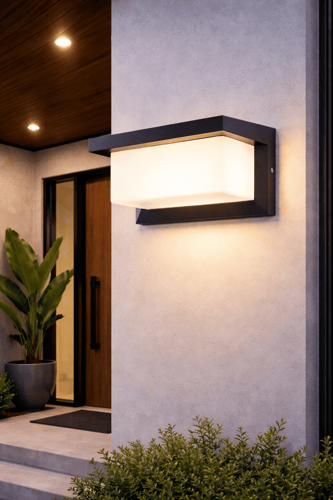 انارة جداري خارجي LED أسود بإضاءة صفراء 15 واط 325...