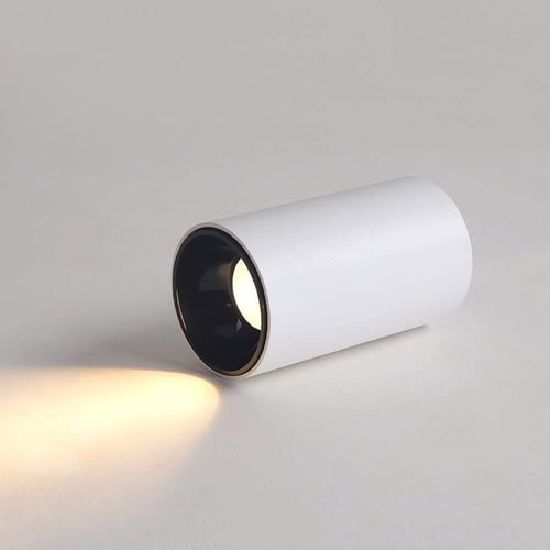 سلندر دائري برميل يلاستيك 10×10 سم لمبة GU10 ضمان...