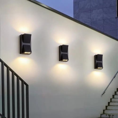 ضواء جدارية خارجية ثنائية الاتجاه LED بقوة 6 واط ب...