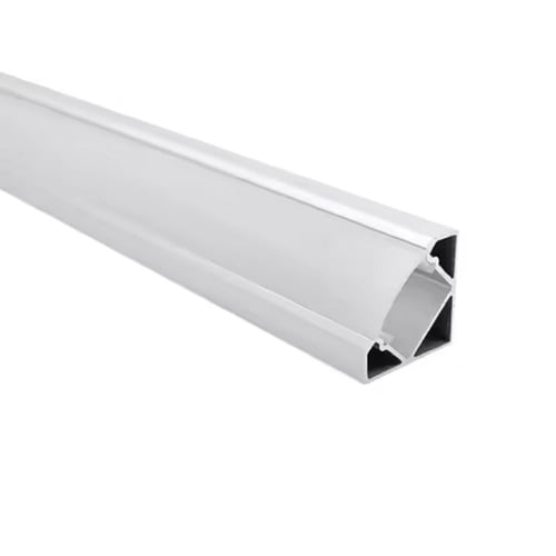 بروفايل زاوية جدار مضلع سيلفر 1.9*1.9*1.2 سم 3 متر...