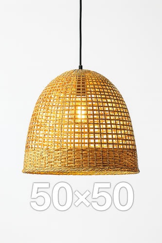 علاقي تراثية قش خزف قبعه بطول 50 سم×عرض 50سم رقم ا...