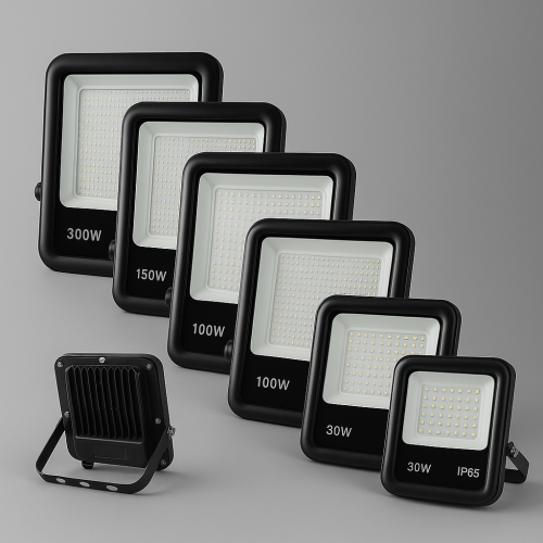 كشاف LED خارجي مربع | حماية IP66 فائقة المتانة | ق...