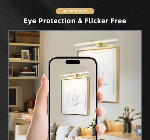 جداري مودرن إضاءة مغاسل ذهبية موديل 5950 تصميم عصر...