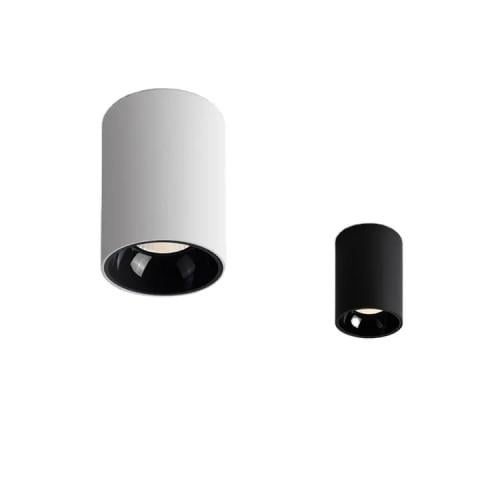 سلندر دائري برميل يلاستيك 10×10 سم لمبة GU10 ضمان...