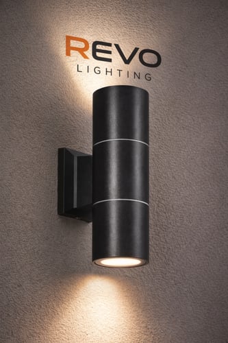 فانوس جداري خارجي ثنائي الاتجاه MR16 من الألومنيوم