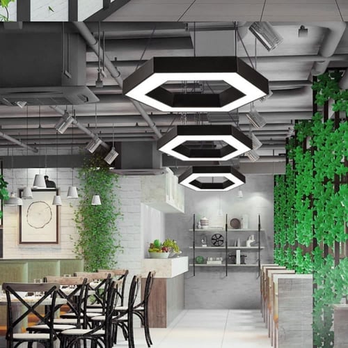 علاقي مكتبي سداسي بانل 60 سم المنيوم 45 وات اطار ا...