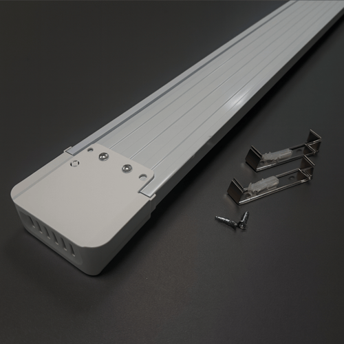 نجف 120 سم شفاف 80 واط انارة اصفر 3000K