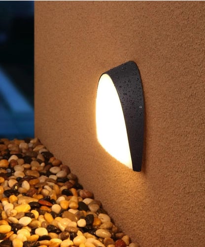 إضاءة جدارية خارجية LED بتصميم بصمة الإصبع 30 واط...