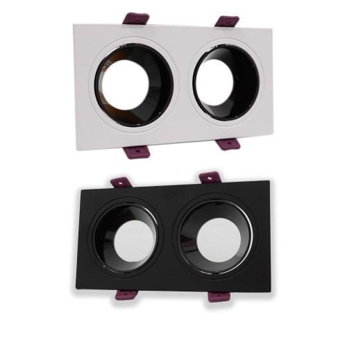 فريم سبوت لايت مربع مزوج بلاستيك بعدة الوان ضمان 3...