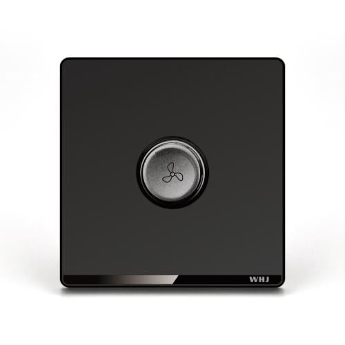 مفتاح مروحة ديمر 500واط اسود موديل W4