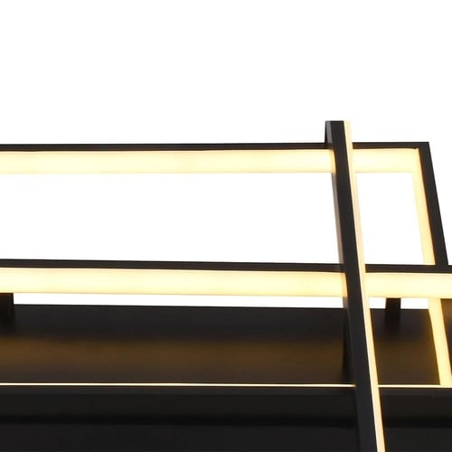 ابليك جداري مودرن 22801W | تصميم مربعات أسود 50W L...