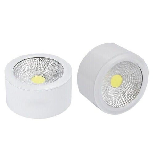 سلندر دائري 12 سم بقوة 15 واط المنيوم انارة اصفر 3...