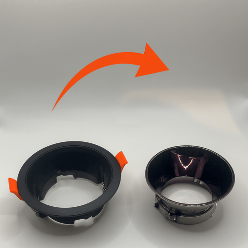 اطار عميق ضد التوهج 1622 المنيوم 7 سم فتحه للصيانه...