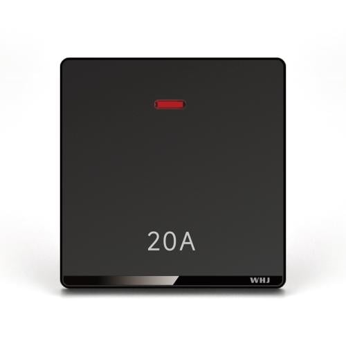 مفتاح سخان 20 امبير اسود موديل W4