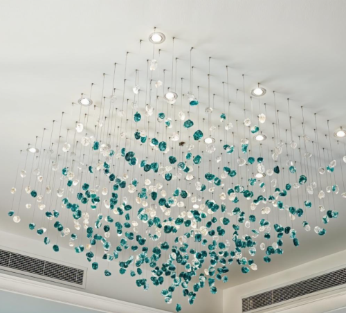 ثريا حجر مربعه 100 سم × 100 سم مودرن