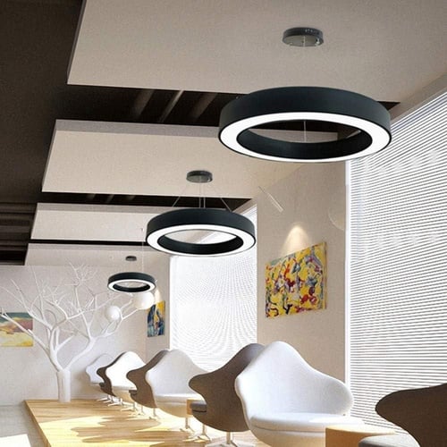 علاقي مكتبي دائري بانل 60 سم المنيوم 45 وات اطار ا...