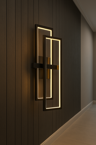 ابليك جداري فاخر 2023562W | أسود مودرن | إضاءة LED...