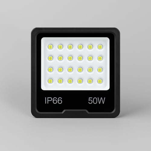 كشاف LED خارجي مربع | حماية IP66 فائقة المتانة | ق...