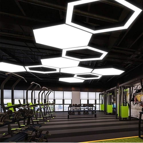 علاقي مكتبي سداسي بانل 80 سم المنيوم 60 وات اطار ا...