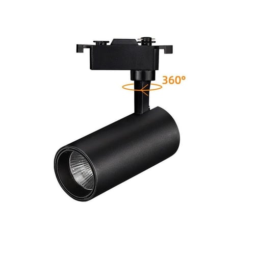 كشاف تراك لايت 30 وات المنيوم متوفر بجرم اسود وابي...