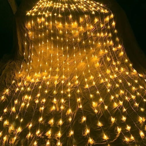 ستارة بطول 3*3 لمبة كبير انارة اصفر 3000k يمكنك تو...