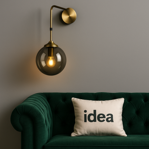 ابليك جداري بلورة لمبة موديل 5003