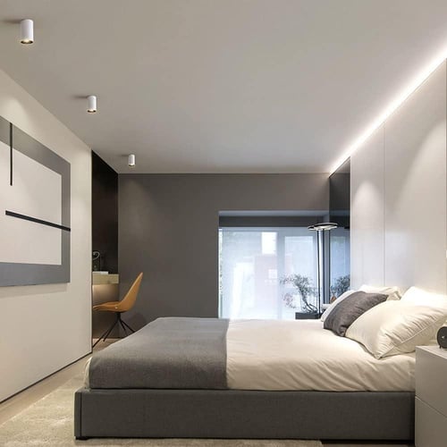 سلندر دائري برميل 30 واط المنيوم 10×10 سم انارة اص...