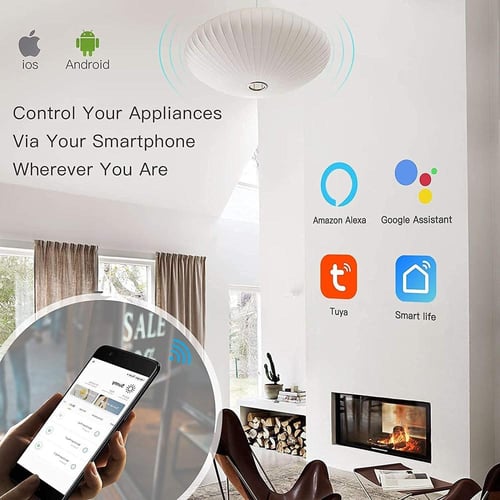 مفتاح مفردسمارت Wifi | تحكم صوتي (سيري، أليكسا) |...