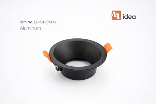 اطار ضد التوهج عميق المنيوم اسود 7 سم ثابت ضمان 3...