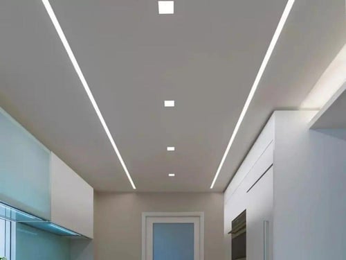 بروفايل ألمنيوم 1×3 سم بشفة – لون سيلفر بطول 3 متر...