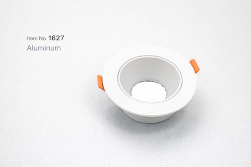 فريم سبوت لايت دائري اسود المنيوم 7 سم عريض بعدة ا...