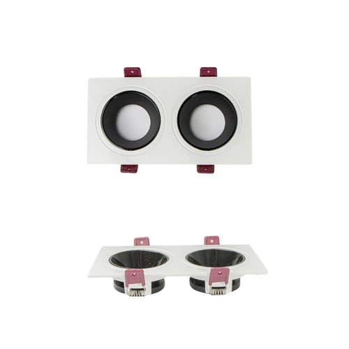 فريم سبوت لايت مربع مزوج بلاستيك بعدة الوان ضمان 3...