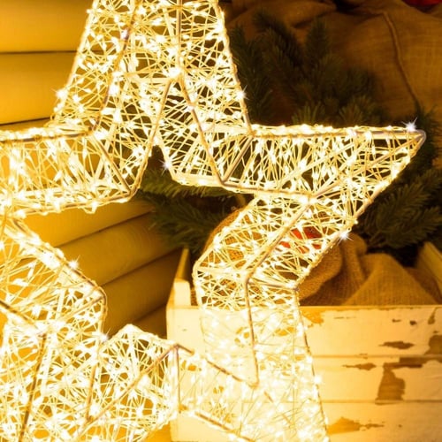 نجمة بطول 45 سم انارة ثابت ومتحركة انارة اصفر 3000...