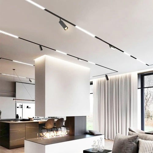 مجرى مسار مغناطيسي داخلي قبل التأسيس طول 1 متر